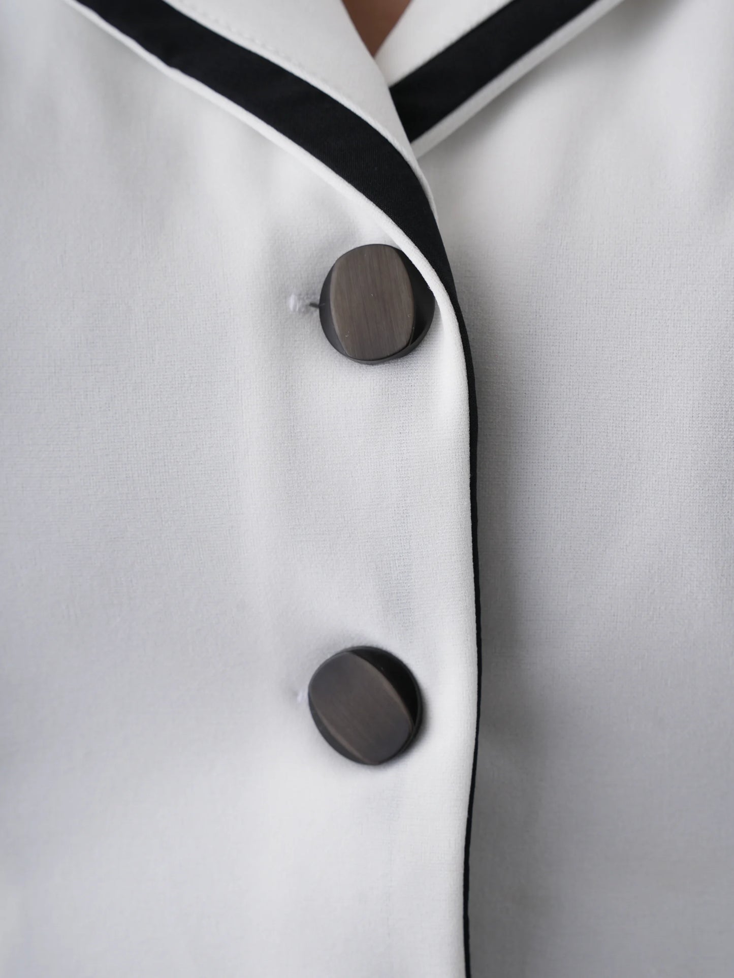 Women White Crop Coat