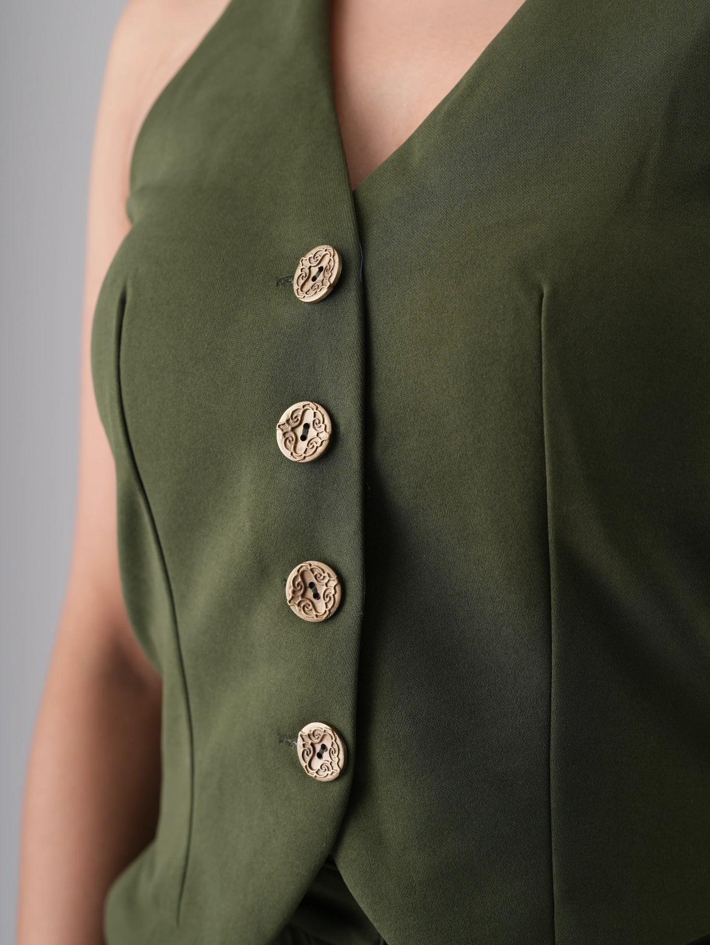 Emerald Green Top Pant Co-Ord Set