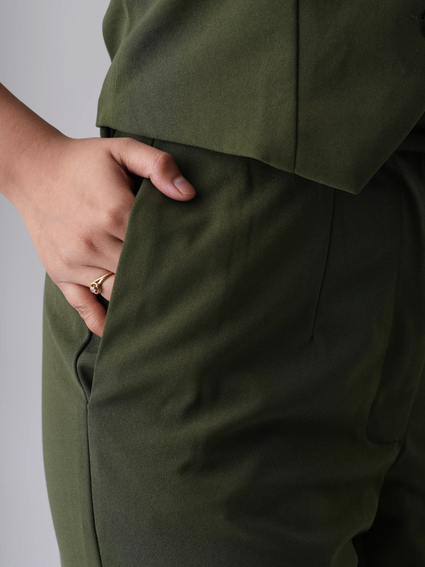 Emerald Green Top Pant Co-Ord Set