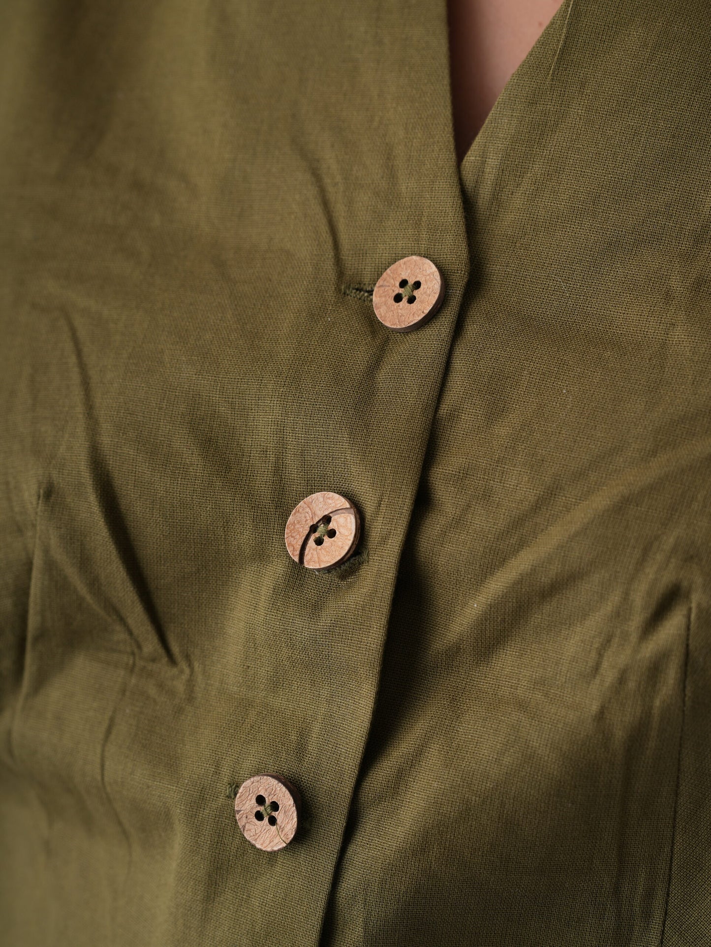Women's Mint Green Sleeveless Waistcoat