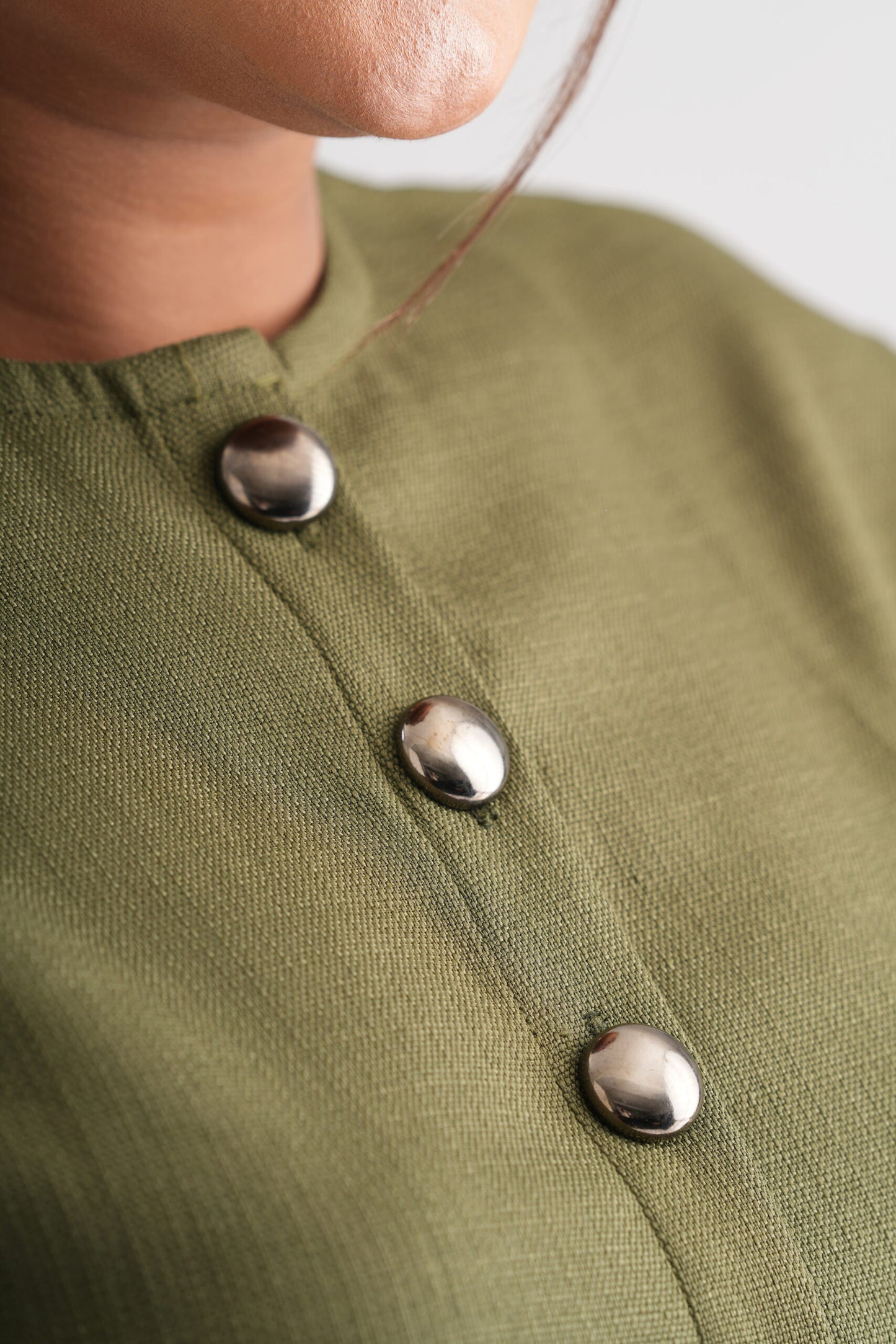 Women Sage Green Crop Top