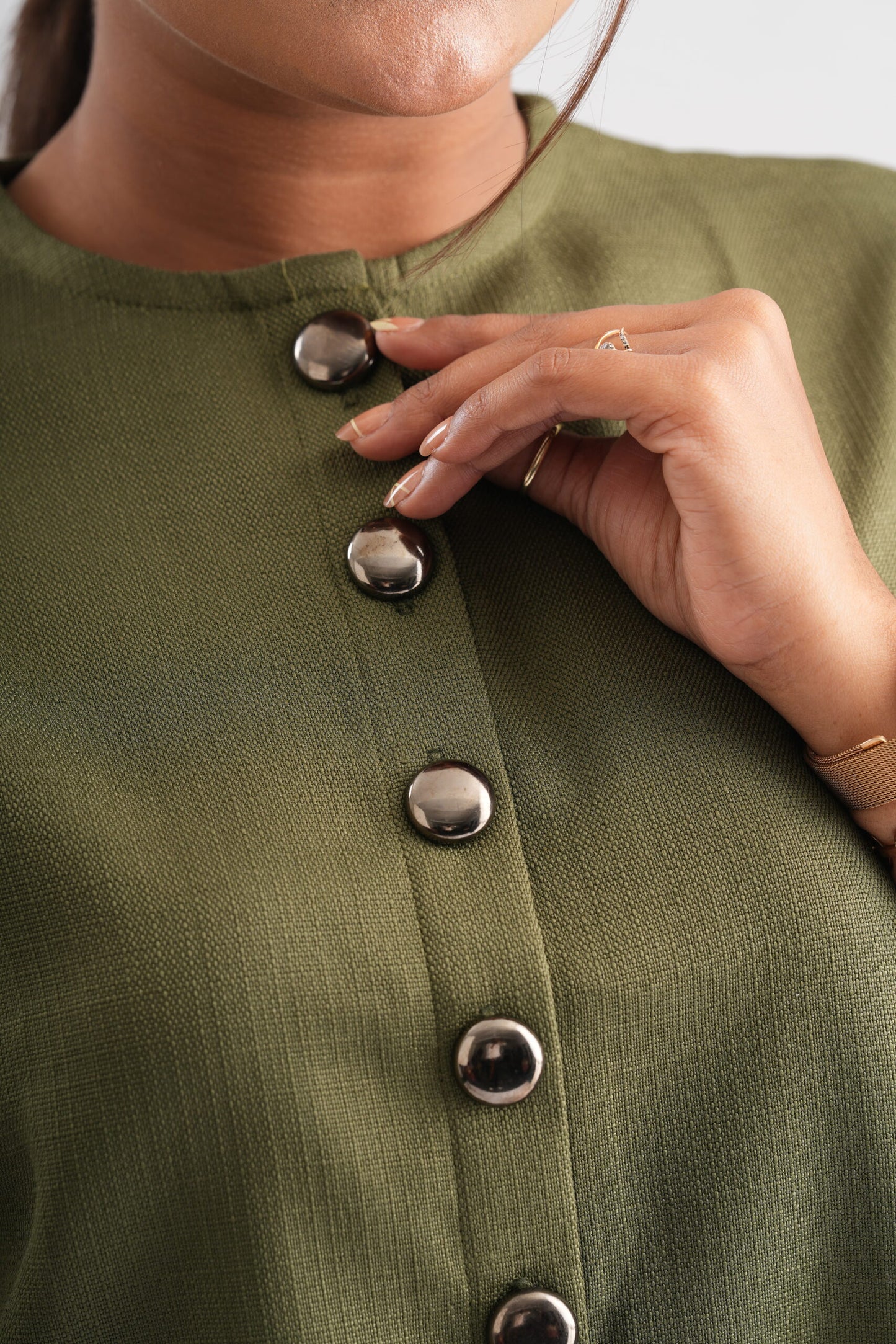 Women Sage Green Crop Top