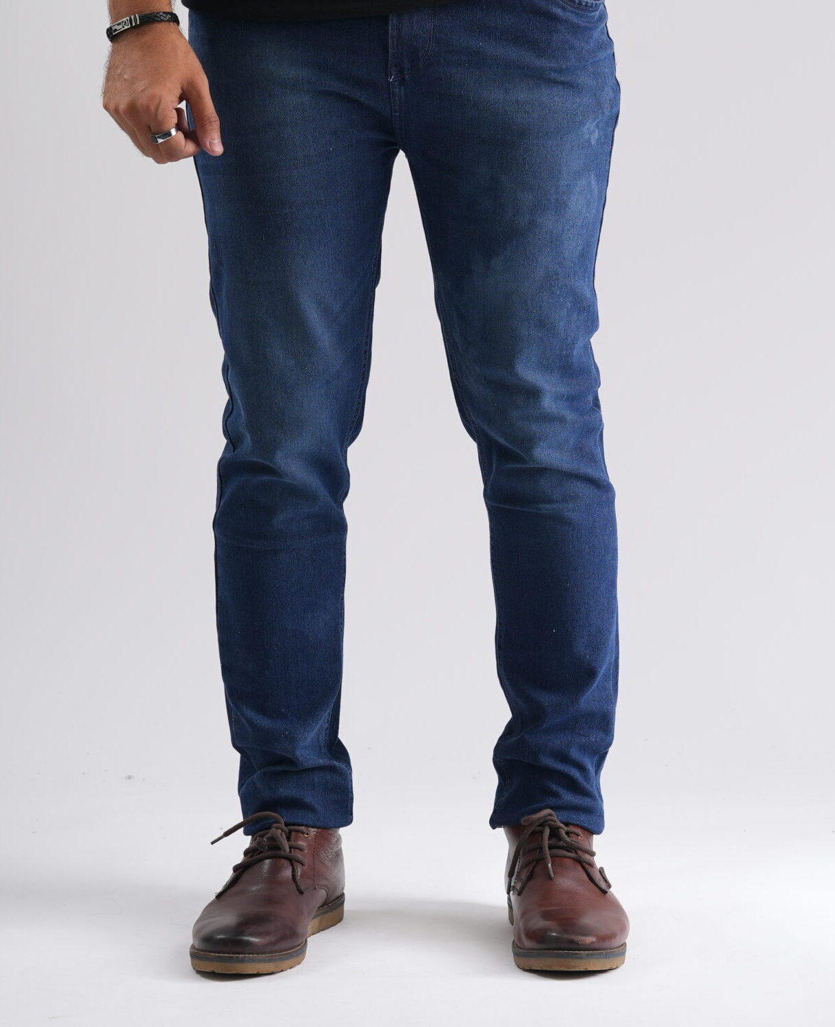 BLUE STRETCHABLE SLIM FIT JEANS