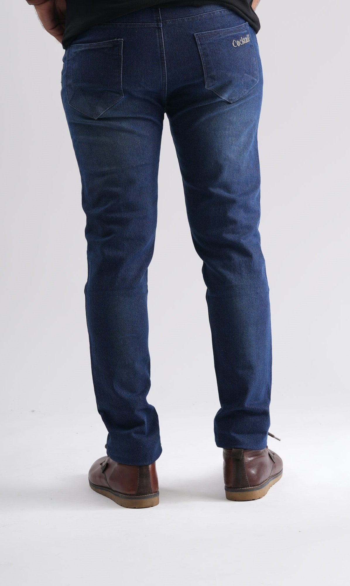 BLUE STRETCHABLE SLIM FIT JEANS