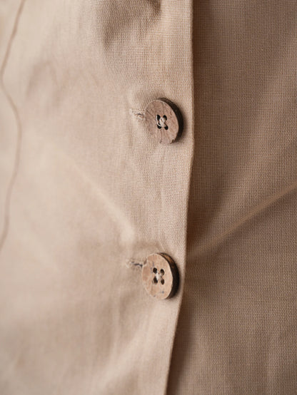 Women Ivory Sleeveless Waistcoat