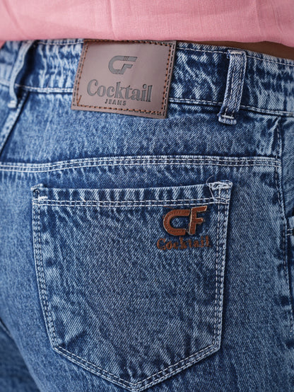 DARK SHADED BLUE WOMENS JEANS