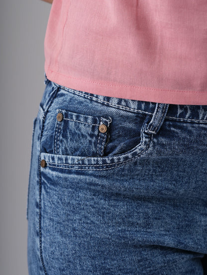 DARK SHADED BLUE WOMENS JEANS