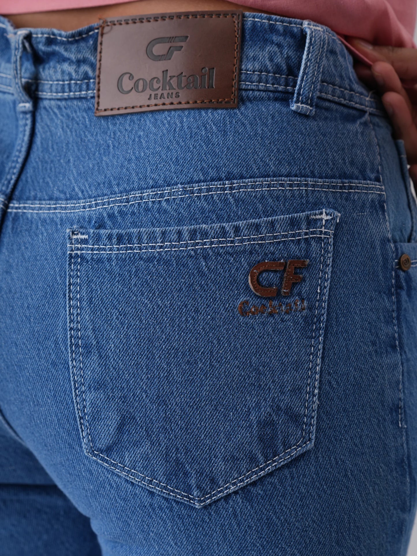 DARK BLUE RELAX FIT WOMENS JEANS