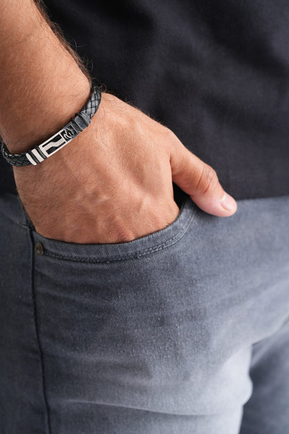 GRAY DISTRESSED SLIM FIT JEANS