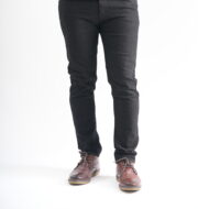 Mens Black Distressed Jeans